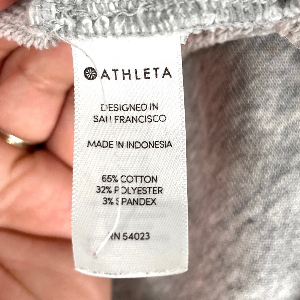 Athleta French Terry Pique Tranquility Wrap Cardigan - Picture 11 of 13